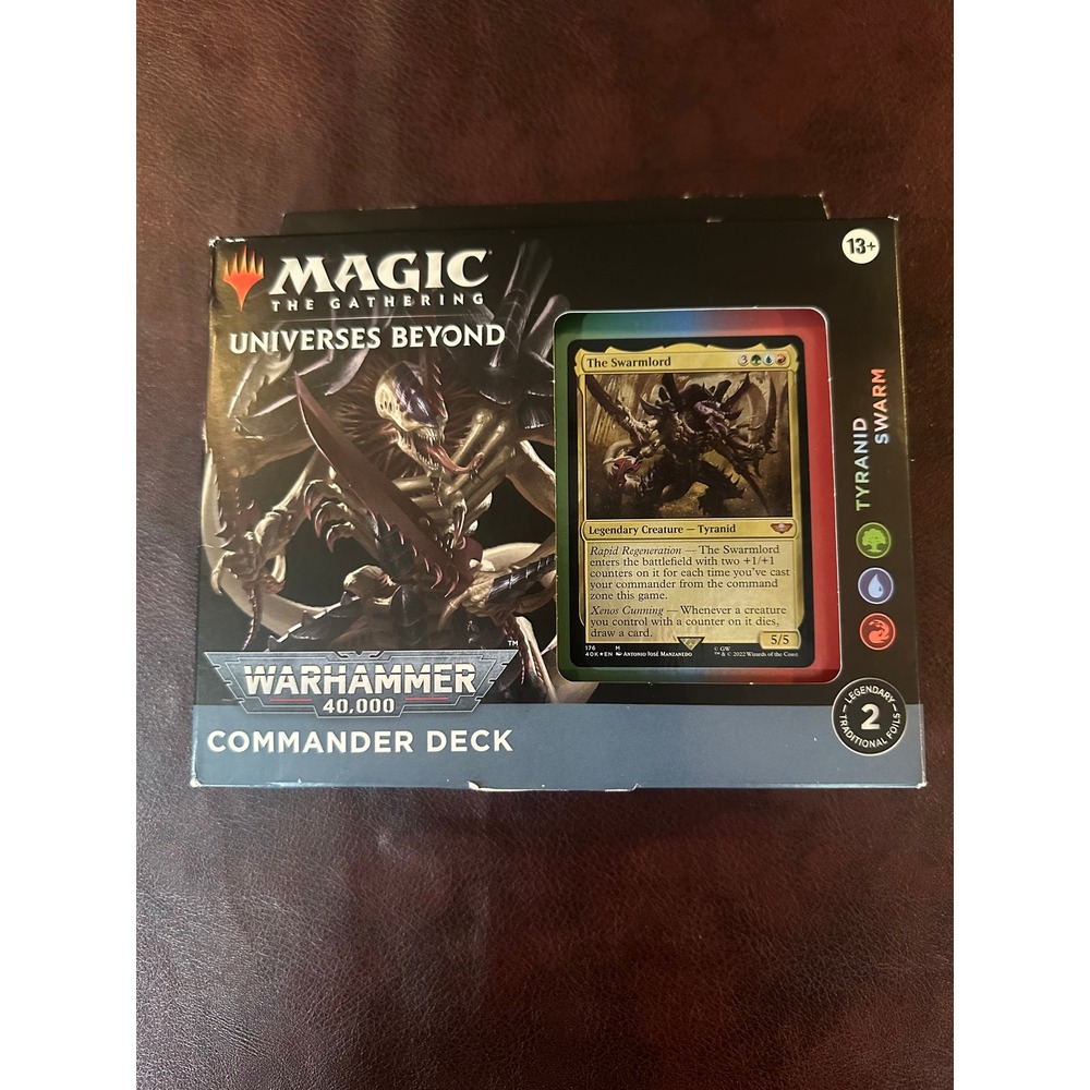Magic The Gathering Warhammer 40000 Commander Deck Tyranid Swarm MTG Sealed